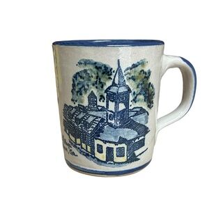 Vintage Louisville Stoneware Co souvinor Coffee Mug Alpine Village Helen GA
